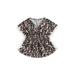 TheFound 4 Colors Summer Kids Girls Lovely Beachwear Dress Tassel Solid/Leopard Printed Elastic Mini Dresses