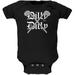 Dilly Dilly Golf Not Allowed Soft Baby One Piece Black 0-3 M