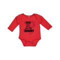 Inktastic Sickle Cell Awareness I Wear Red For My Mommy Boys or Girls Long Sleeve Baby Bodysuit