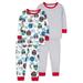 Little Star Organic Baby & Toddler Boy 4 Pc Long Sleeve Shirts & Pants Pajamas Size 9 Months-5T