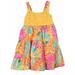 Blueberi Infant Baby Girls Orange Pink Flowered Sparkly Sundress Sun Dress 18M