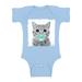 Awkward Styles Cat Blow Blue Bubble Bodysuit Cat Blowing Gum Baby Bodysuit Short Sleeve Cute Cat Clothing Blue Mood Baby Boy Clothing Baby Girl Clothing Cat One Piece Gifts for Baby Cute Bodysuit