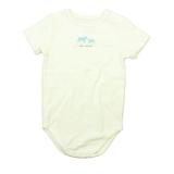 Pre-owned Janie & Jack Boys White | Blue Tigers Onesie size: 12-18 Months