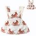 Infant Baby Girls Toddler Sleeveless Bunny Dress Easter Party Princess Tutu Dress Outfits