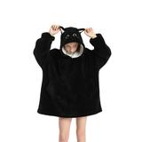 Gwiyeopda Oversized Hoodie Blanket Gifts for Women Adult Men Kids Girls Wearable Comfortable Fleece Hoodie