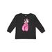 Inktastic Ballet Shoes Ballet Slippers Ballet Dance - Pink Girls Long Sleeve Toddler T-Shirt