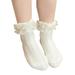 Baby Kids Girl Lace Socks Toddler Girl Lace Flounce Princess Socks Cable Knitted Cotton Stocking