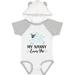 Inktastic My Nanny Loves Me Baby Lamb Boys or Girls Baby Bodysuit