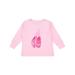 Inktastic Ballet Shoes Ballet Slippers Ballet Dance - Pink Girls Long Sleeve Toddler T-Shirt