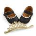 Baby Infant Girls Soft Sole Princess Mary Jane Shoes Prewalker Wedding Dress Shoes with Hairband 0-18M