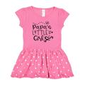 Inktastic Papa s Little Girl with Hearts Flower and Butterfly Girls Toddler Dress