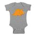 Awkward Styles Triceratops Romper Baby Bodysuit Short Sleeve Dinosaur One Piece Top for Newborn Baby Dinosaur Gifts for Babies Cute Dinosaur Clothes for Baby Girl Animal Bodysuit for Baby Boy