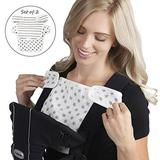 Baby PreferredÂ® 2-in-1 Drool and Teething Bibs designed to fit BABYBJÃ–RN Baby Carrier Mini 3D Jersey Light Gray (Carrier not Included)