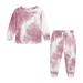 Winter Savings Clearance! Dezsed Fashion Kids Clothes Set Toddler Baby Boy Girl Tie-Dye Casual Tops + Child Loose Trousers 2Pcs Fall Baby Boy Designer Clothing Outfit 3M-9Y