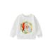 Canrulo Infant Toddler Baby Girl Boy Christmas Outfit Santa Claus Sweatshirt Pullover Long Sleeve T-Shirt Tops Fall Winter Clothes White 3-4 Years