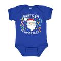 Inktastic Baby s 1st Christmas Santa with Candy Canes Boys or Girls Baby Bodysuit