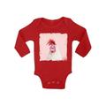 Awkward Styles Lovely Animal Clothing Bodysuit Long Sleeve Rooster Clothing Pink Mood Lovely Gifts for Kids Rooster Lovers Boy Clothing Girl Clothing Rooster One Piece Gifts for Baby Cute Bodysuit