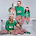 Pudcoco Family Parent-child Matching Pajamas Christmas Pjs Clothes Cotton Holiday Sleepwear Sets Long Sleeve Pjs