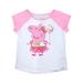 Jumping Beans Toddler Girls Pink Sparkle Peppa Pig Love Tee Shirt T-Shirt 5T