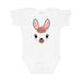 Inktastic Easter Cute Llama Face Girl with Pink Bow Boys or Girls Baby Bodysuit