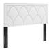 Greta Performance Velvet King/California King Headboard in White