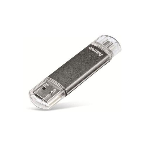 Hama - USB-Speicherstick Laeta Twin 123925, 32 gb, grau