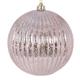 Vickerman 695647 - 4" Rose Gold Shiny Mercury Lined Ball Christmas Tree Ornament (6 pack) (N162258)