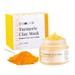 Bisou Bisou Bisou Turmeric Clay Face Mask with Vitamin C Aloe Vera and Chamomile 4.05 oz