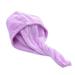 Popvcly Women s Solid Color Coral Fleece Bath Hair Towel Dry Hat Quick Drying Lady Bath Tool Purple