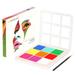 Maydear 9 Colors Water Activated Colorful Eyeliner Cream Palette UV Blacklight Body Face Paint Makeup - Bright Colors