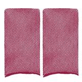 2pcs/set Wig Cap Elastic Nylon Hair Net Unisex Snood Cosplay Party Hairdressing Accessories One-Open Wine Red