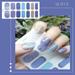 ERTUTUYI 3D Gold Nail Stickers Decals Nail Decal Pretty Nail Decoration Nail Design Manicure