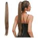 CFXNMZGR Pro Beauty Tools Hair Extensions Accessories Wig Female Ponytail Wig Long Straight Hair Extension Piece Ponytail Wig Female