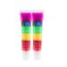 Dido 2Pcs Six-Color Lip Gloss Set Rainbow Jelly Moisturizing Lip Glaze Birthday Gifts for Girls