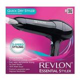 Revlon Essential Quick Dry Styler 1875 Watt Full-Size Turbo Hair Dryer RV408 1 Ea 6 Pack