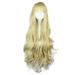 Unique Bargains Wigs for Women 31 Gold Tone Curly Wig with Wig Cap Long Hair