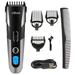 Othos Electric Cordless Hair Clippers Haircut Machine Hair Cutting Tools Hair Trimmer Razor Kit for Men lithium battery operated chargeable guide comb with different length LCD display stand base