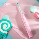 UPCERA Electric Toothbrush Rechargeable Power Sonic Toothbrushes with 4 Optional Modes Smart Timers&2 DuPont Brush Heads for Adults IPX7 Waterproof & PDA Certificated (Pink)