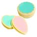 GROFRY 3Pcs Heart Round Drop Shape Painless Hair Removal Depilation Sponge Pad Remover