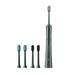 Penkiiy Soft Bristles Electric Toothbrush Rechargeable Waterproof Electric Toothbrush Pair Set 6 Cleaning Modes / 5 Replacement Brushesï¼ŒGreenï¼ŒSize 7.68x3.74x1.38in