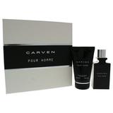 Carven Pour Homme by Carven for Men - 2 Pc Gift Set 1.66oz EDT Spray 3.33oz After Shave Balm