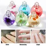 Bcloud 15ml Nail Oil Dried Flower Nourishing Nails 6 Fragrances Treatment Nutritious Gel Polish for Manicure