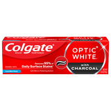 Colgate Optic White Whitening Toothpaste with Charcoal Cool Mint Paste 4.2 oz