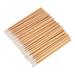 OUNONA 100pcs Single Pointed Head Wooden Cotton Swab Make-up Stick for Cleaning Cosmetic Tool