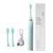 Electric Toothbrush Powerful Sonic Cleaning Rechargeable Waterproof Toothbrush For Man Women Coreless Rechargeable Green