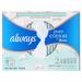 Always Pure Cotton with Flexfoam Pads Size 2 80 Count