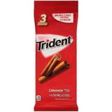 (Price/Case)Trident Cinnamon Sugar Free Gum 14 Sticks Per Pack - 3 Per Bag - 20 Per Case