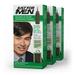 Just For Men Shampoo-in Hair Dye for Men H-50A Darkest Brown-Black 3 Pack