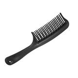 Unique Bargains Detangling Hair Comb Double Row Tooth Hair Comb Styling Tool for Curly Hair 7.87 x1.77 Black