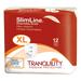 Tranquility Slimline Adult Incontinence Brief XL Heavy Absorbency Full Fit 2134 Heavy 12 Ct